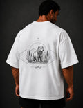 Bear Wildlife Graphic T-Shirt White Unisex Right view